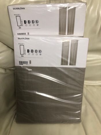 2 sets de Rideaux Silverlonn IKEA