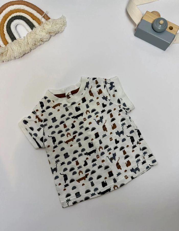 T-shirt bébé garçon Obaibi 3 mois