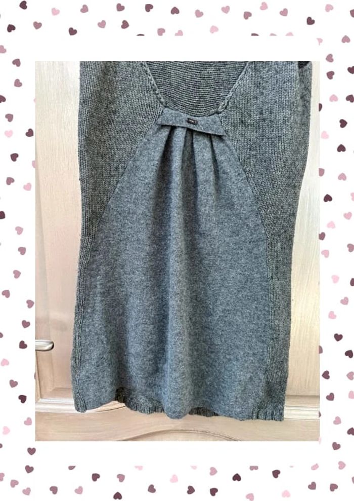 Robe en laine IKKS taille S grise - photo numéro 4