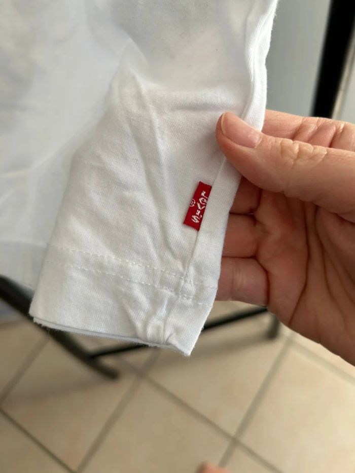 T-shirt Levi’s 2 ans – Blanc avec logo - photo numéro 2