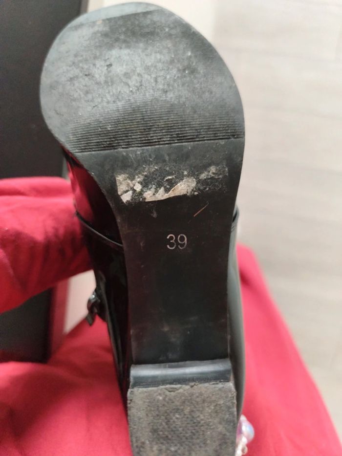 Bottines brillante à talon - photo numéro 3