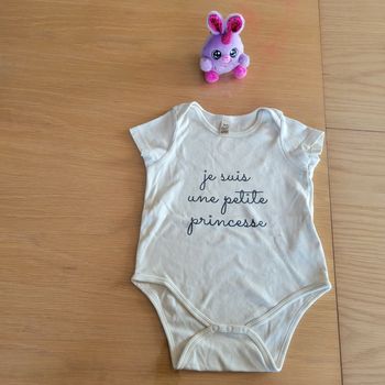 Body petite princesse 18 mois