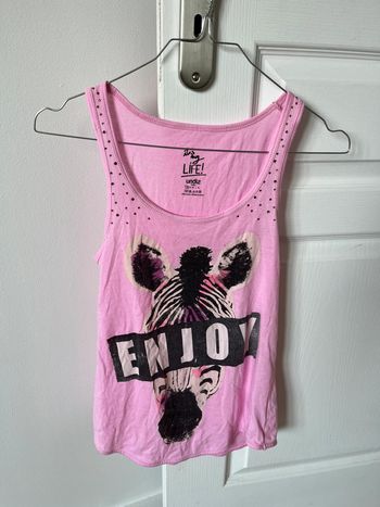 Tee shirt enjoy rose