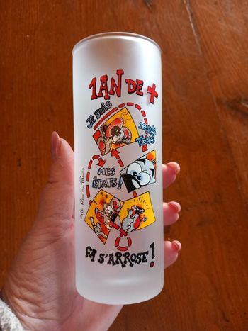 Verre 1 an de plus