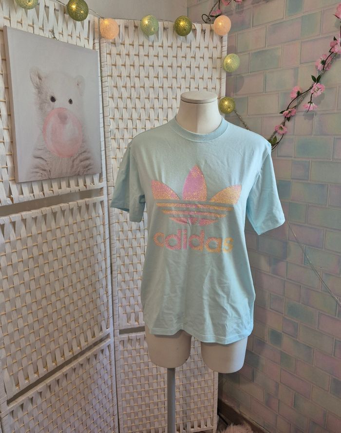 💕Jolie tee shirt femme T40 Adidas Originals adiColor 💕