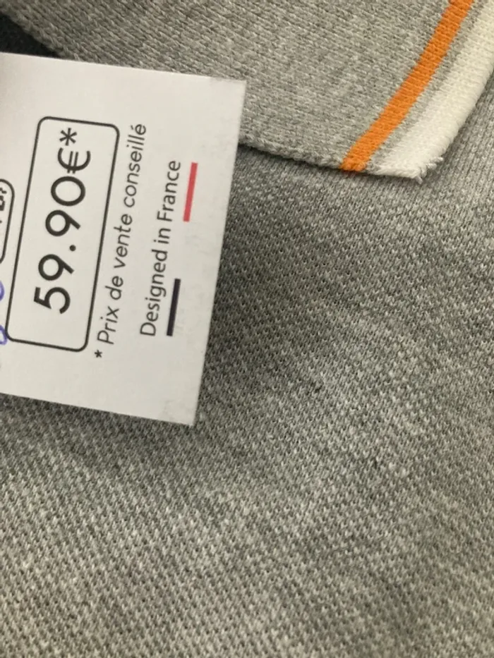 Polo homme manches courtes gris clair XL Bill Tornade - photo numéro 9
