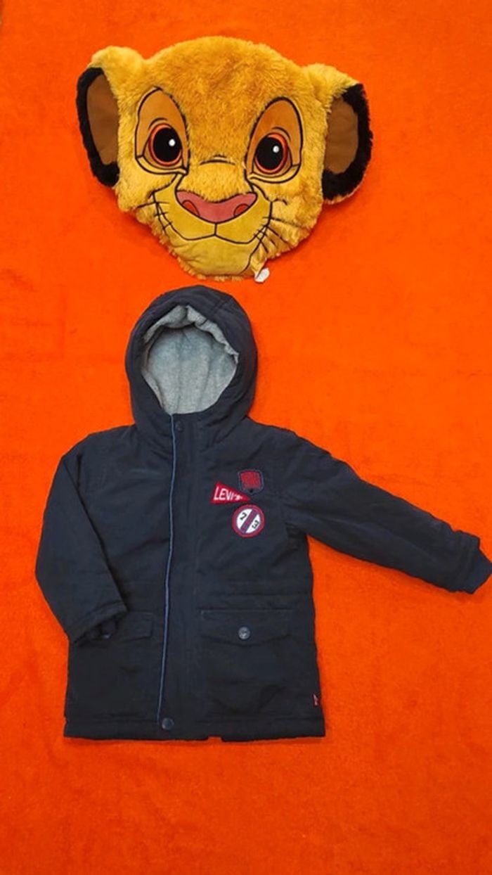 Manteau intérieur polaire avec capuche Levi's 24 mois