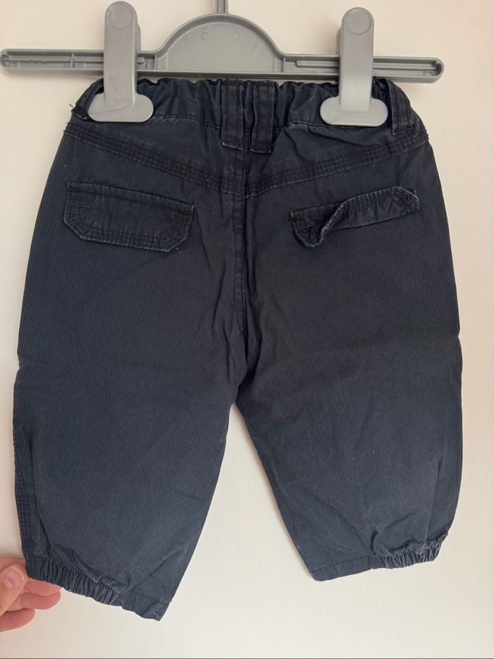 Pantalon bleu Kitchoun 6 mois très bon état - photo numéro 2