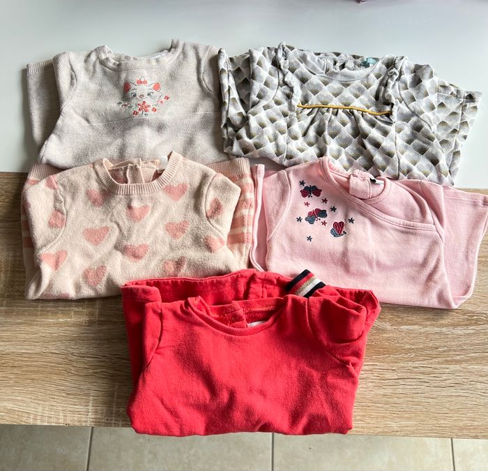 Lot robes fille 6 mois