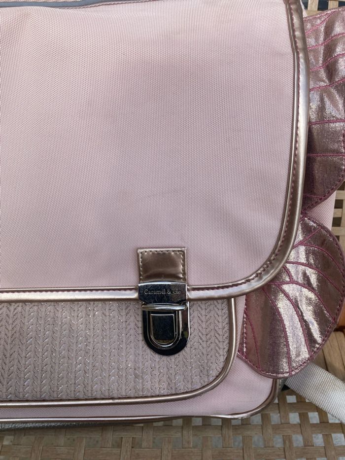 Cartable rose caramel et compagnie - photo numéro 2