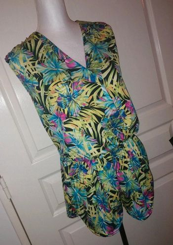 Magnifique combishort fleurie