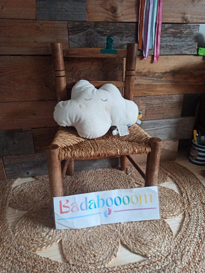 Peluche coussin nuage sauthon tbe