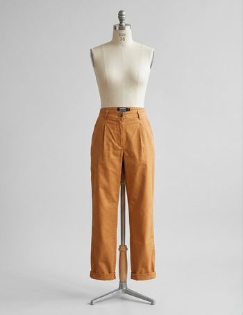 Promod - Pantalon Chino - Taille 36 - Marron/Camel