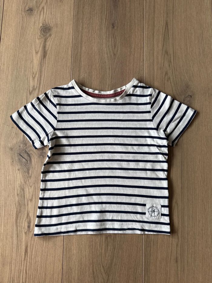 T-shirt marinière garçon T. 4 ans