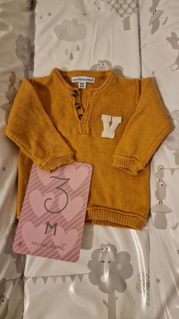 Pull fin 👑 3 mois