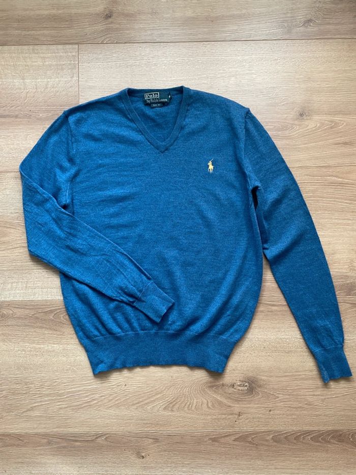 Pull polo Ralph Lauren bleu