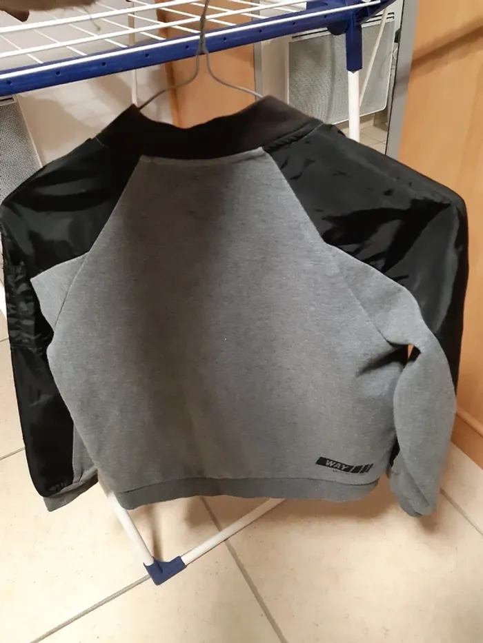 Veste cardigan gilet noir/gris - IKKS - taille XXS ado - photo numéro 7