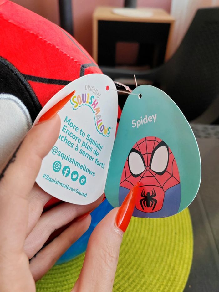 Grande peluche Marvel, Spiderman - Squishmallows - photo numéro 5