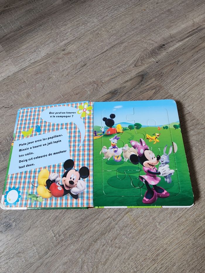 Livre puzzle la maison de mickey - photo numéro 3