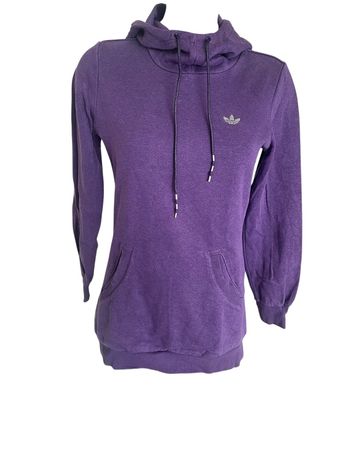 Long sweat à capuche vintage Adidas taille 38/M