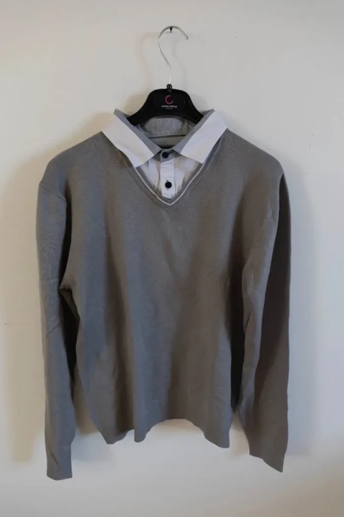 C54 pull gris Armand Thiery L