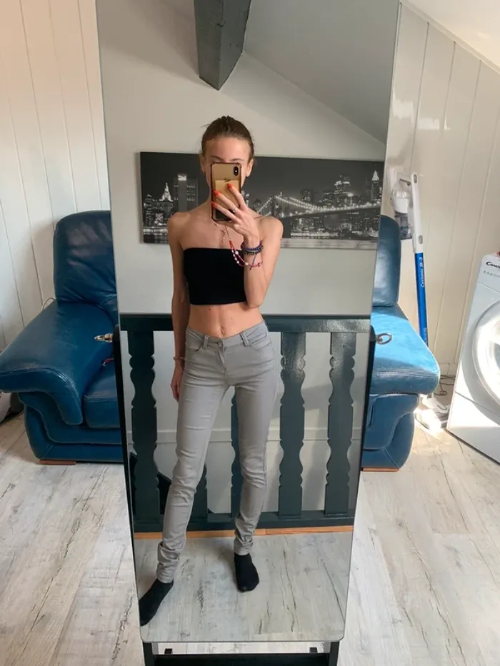 Jeans taille basse