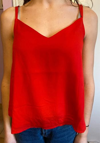 Débardeur rouge Pimkie