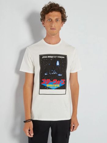T-shirt Star-Wars Blanc Taille L