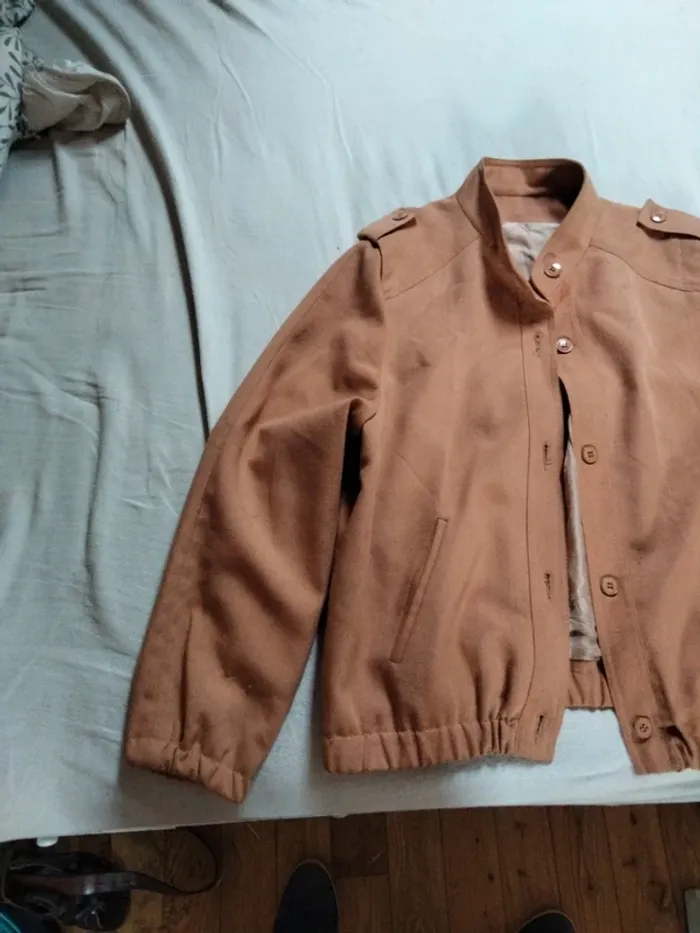 Blouson léger orange taille M - photo numéro 3