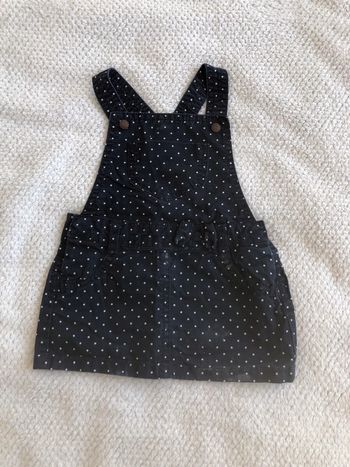 Robe bébé fille marine à pois Kiabi 6 mois