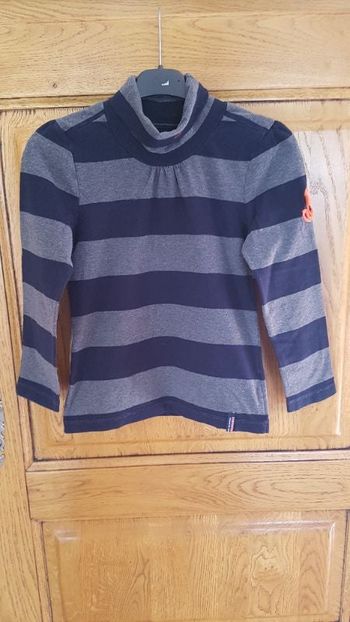 Pull col roulé
