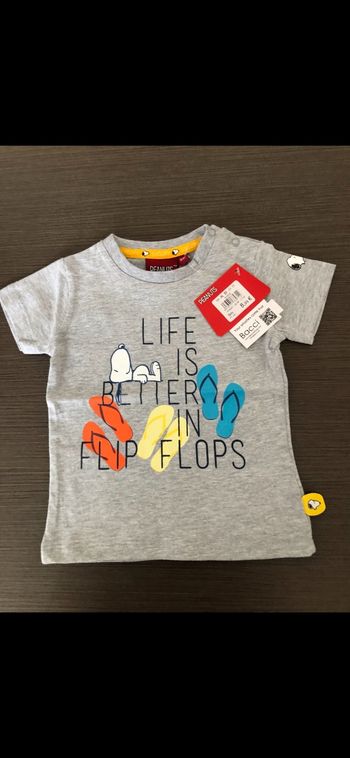 Tee shirt fille snoopy 71 cm 9 mois8