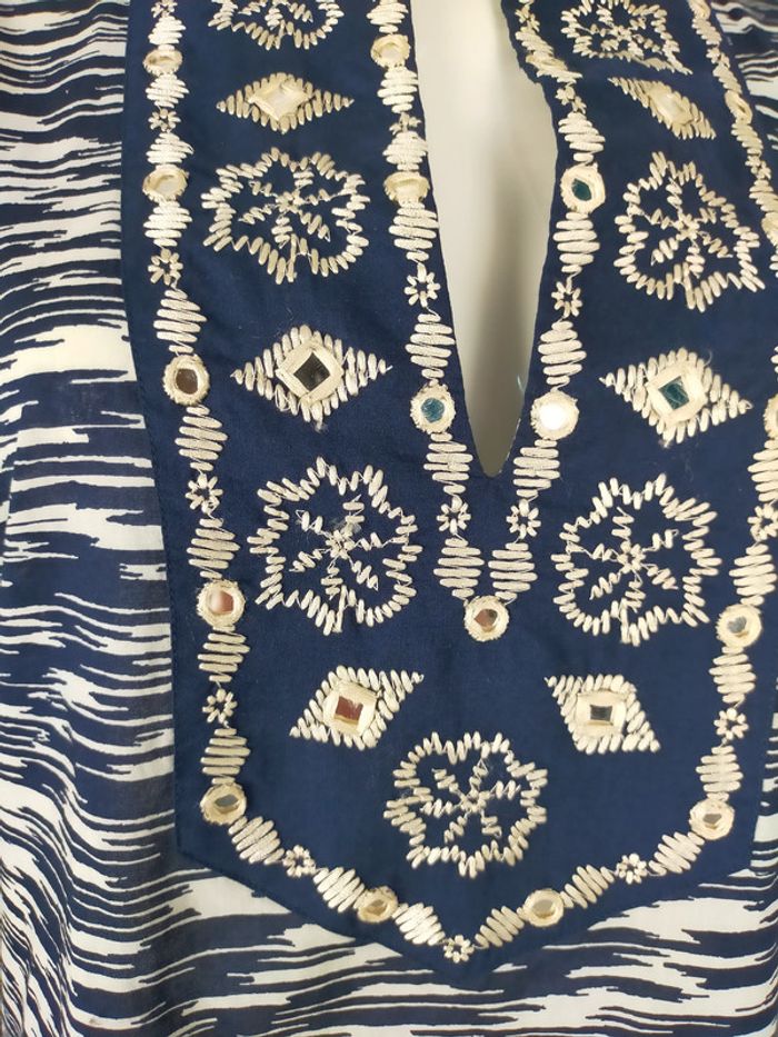 Tunique brodée en coton – Tory Burch – Taille S - photo numéro 8
