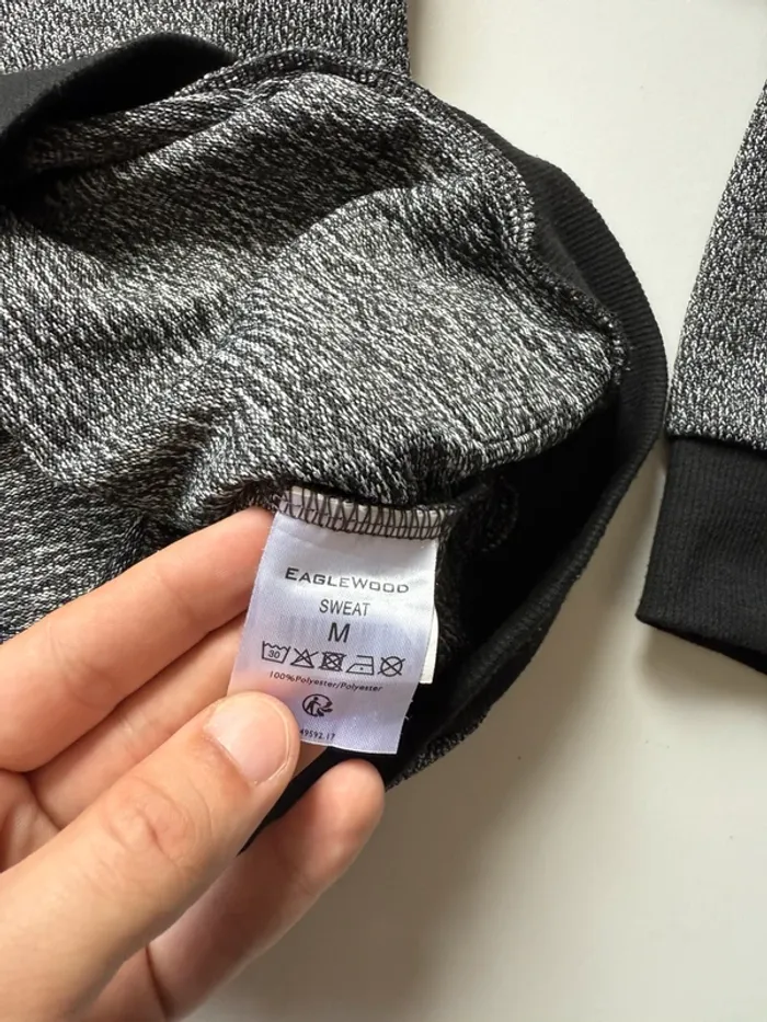 Pull gris à col montant – Style streetwear - photo numéro 6