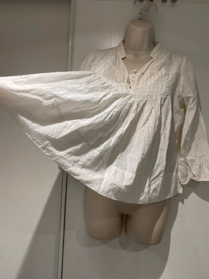 Blouse, Véro Moda, style Paloma, 37 %, soie 63 % coton
