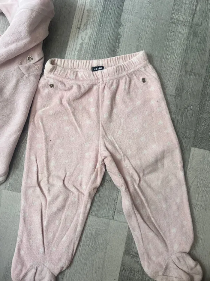Pyjama 2 pièces« petit faon » rose 18 mois Kiabi - photo numéro 4