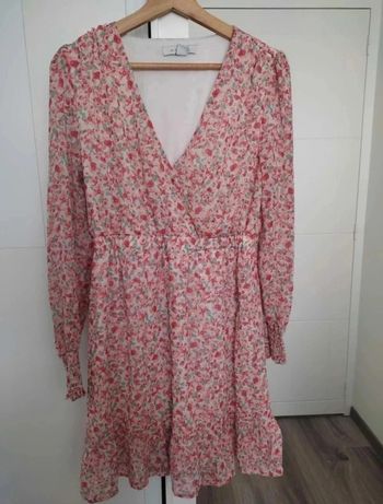 Robe à manches longues fleurie