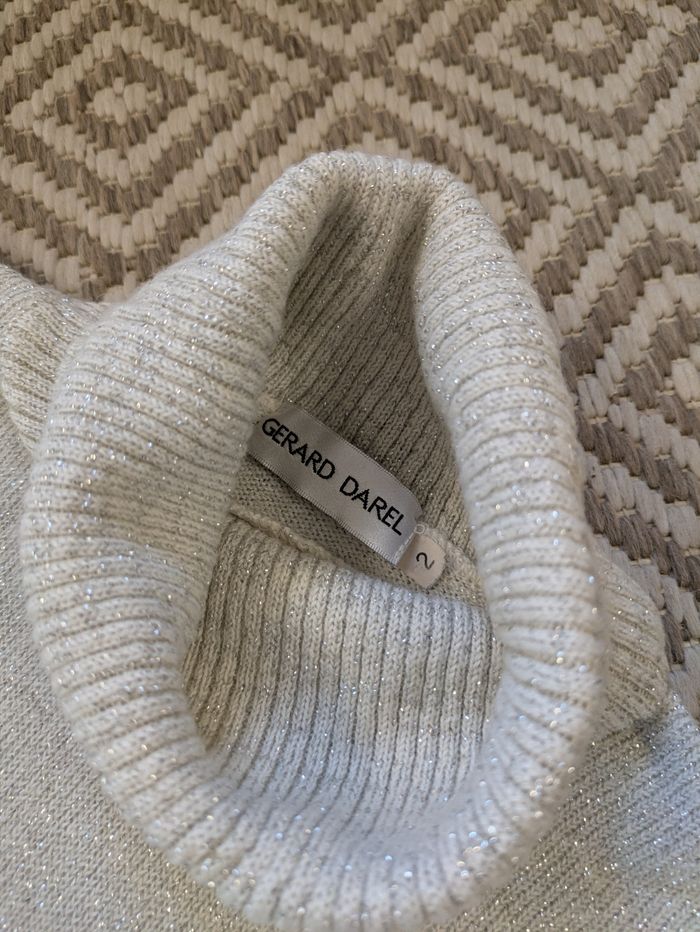 Pull col roulé argenté Gérard Darel