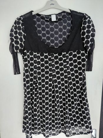 Tunique à pois femme