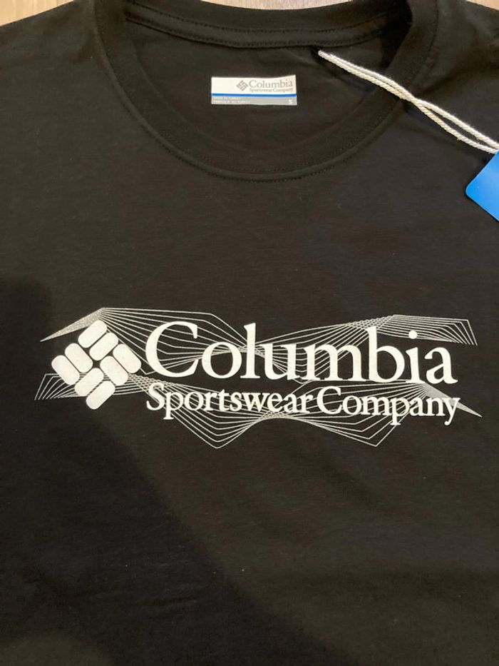 T-shirt noir Columbia S - photo numéro 3