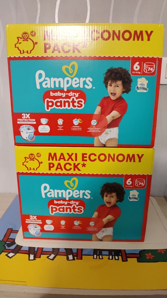 Lot couche pampers baby dry T6