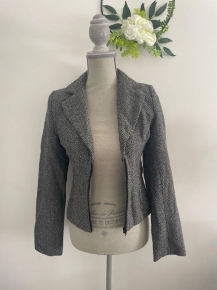 🌸 Blazer /veste grise tally Weijl taille 34🌸
