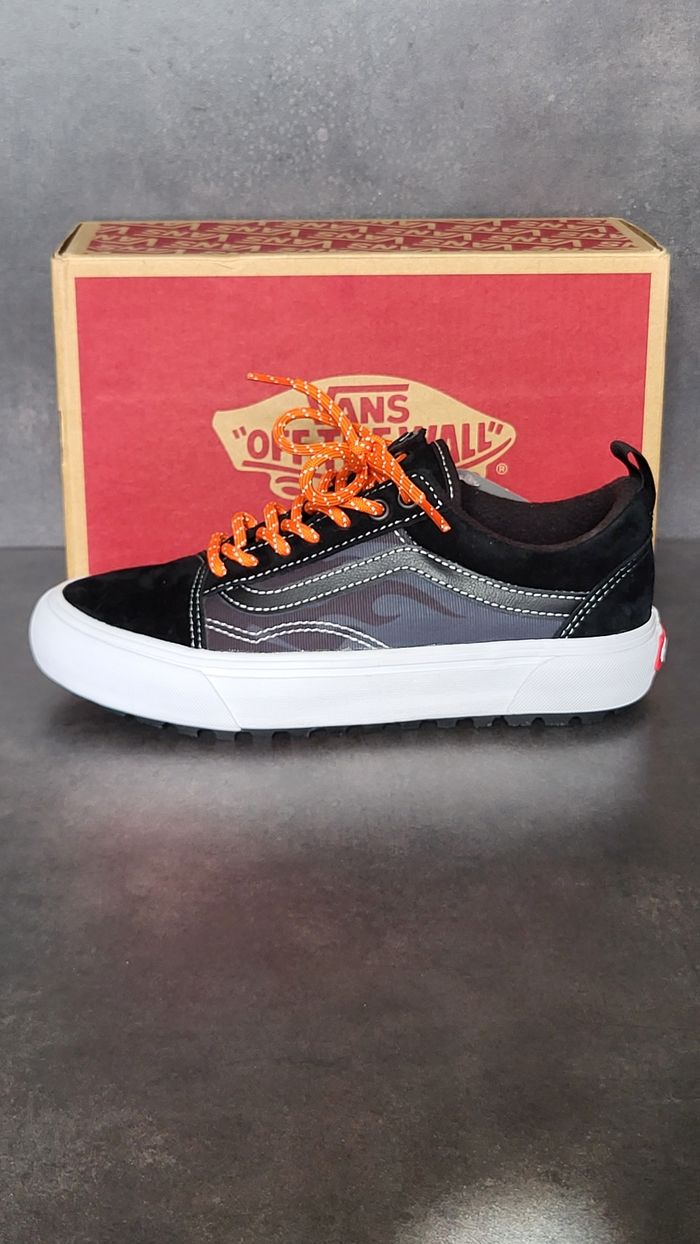 Vans Old Skool Mte Tonal Flame Black Asphalt - Unisex - Size : 36.5 🌈🌈