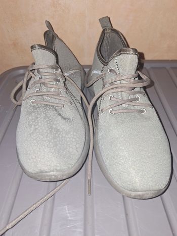 Chaussures de Sport/Ville "Hipps" - Maille Respirante - Taille 38 - Confortables (Kaki