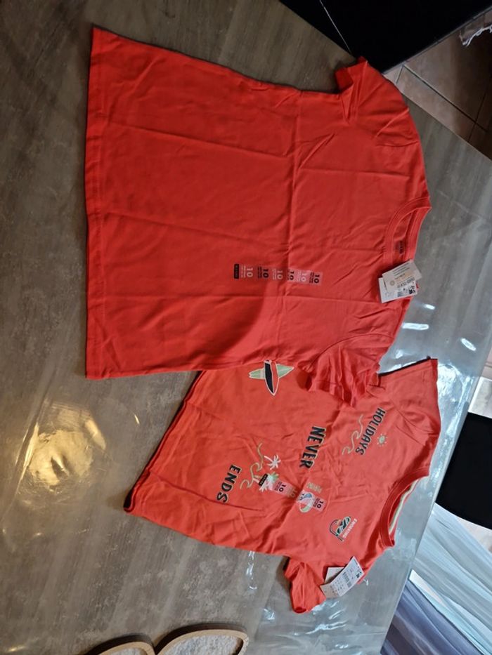 Lot de 2 tee shirt neuf - photo numéro 2