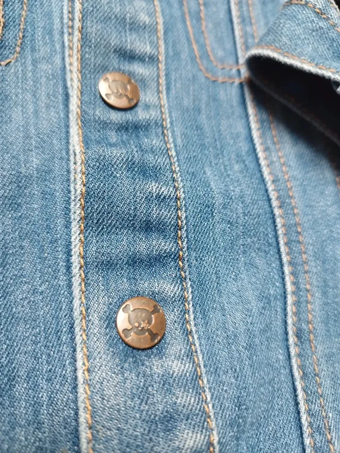 Veste en jean taille 12 mois - photo numéro 2
