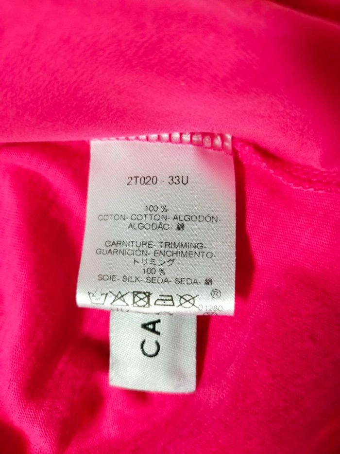 Haut femme Caroll – Taille 38 – Fuchsia éclatant - photo numéro 6