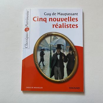 Livre Cinq nouvelles réalistes - Guy de Maupassant
