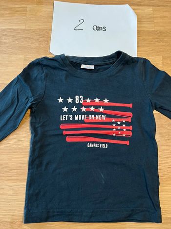 T shirt manches longues 2 ans tao