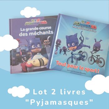 Lot de 2 livres des pyjamasques 📚